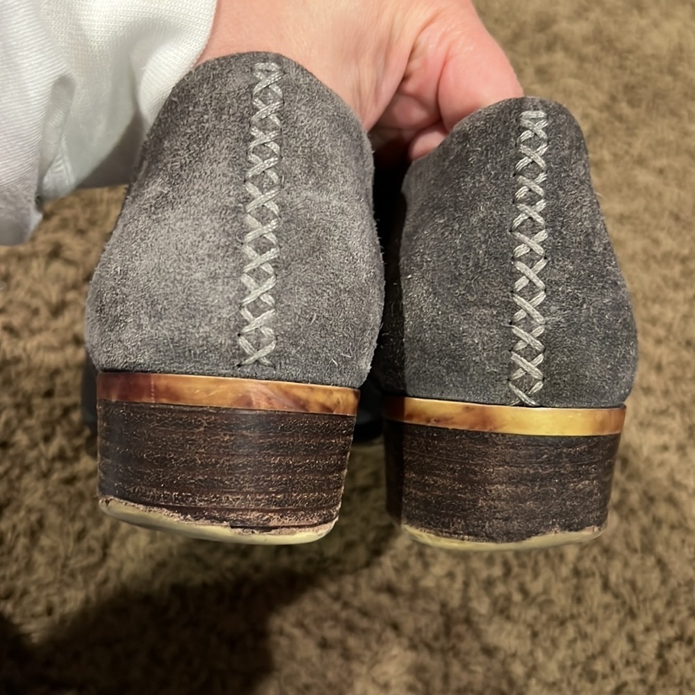 Lucky Brand Leather Ankle Boots size 10 Brett - Picture 4 of 11